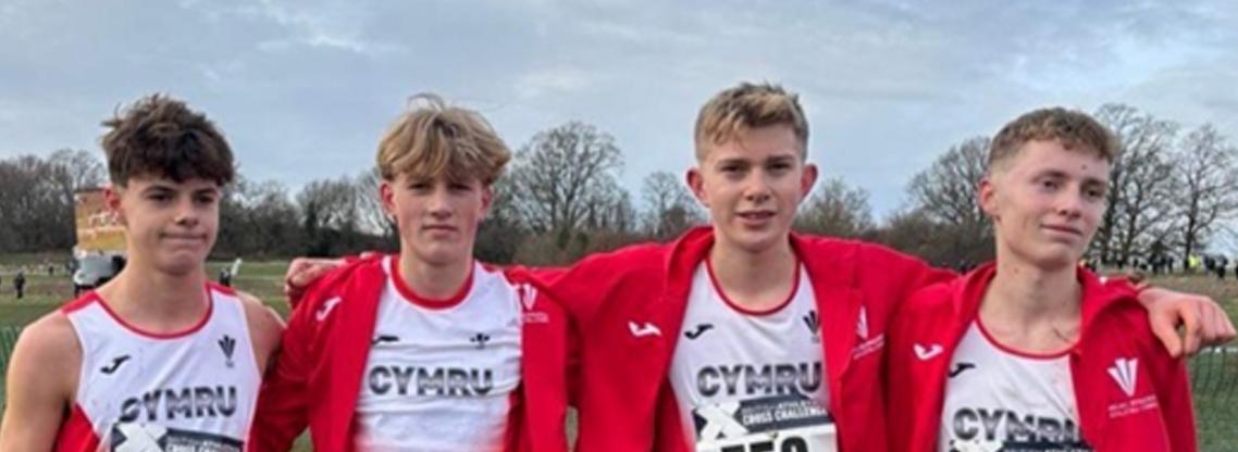2024 U17 Men's Home Countries Cross Country team.