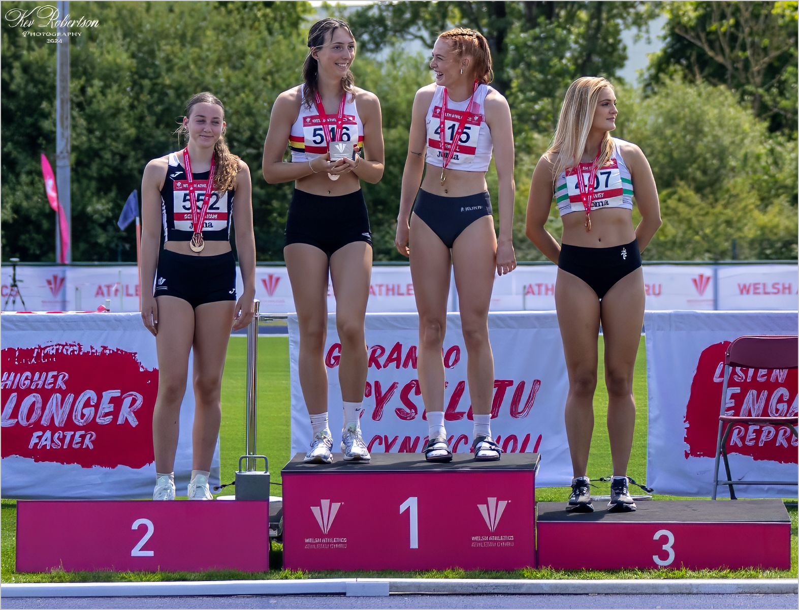 Womens senior champs podium