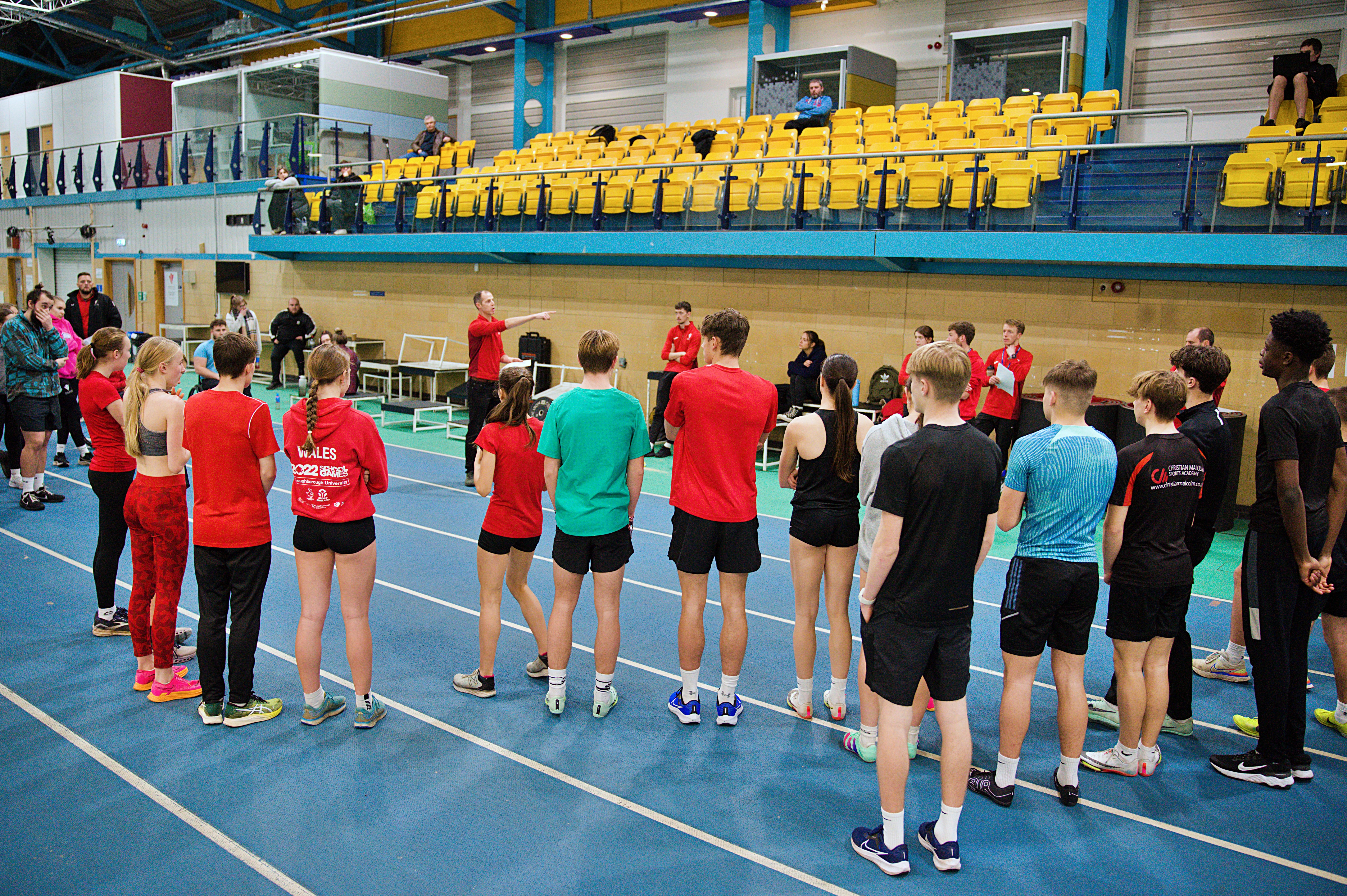 Athletes attending the National Development Programme Day.